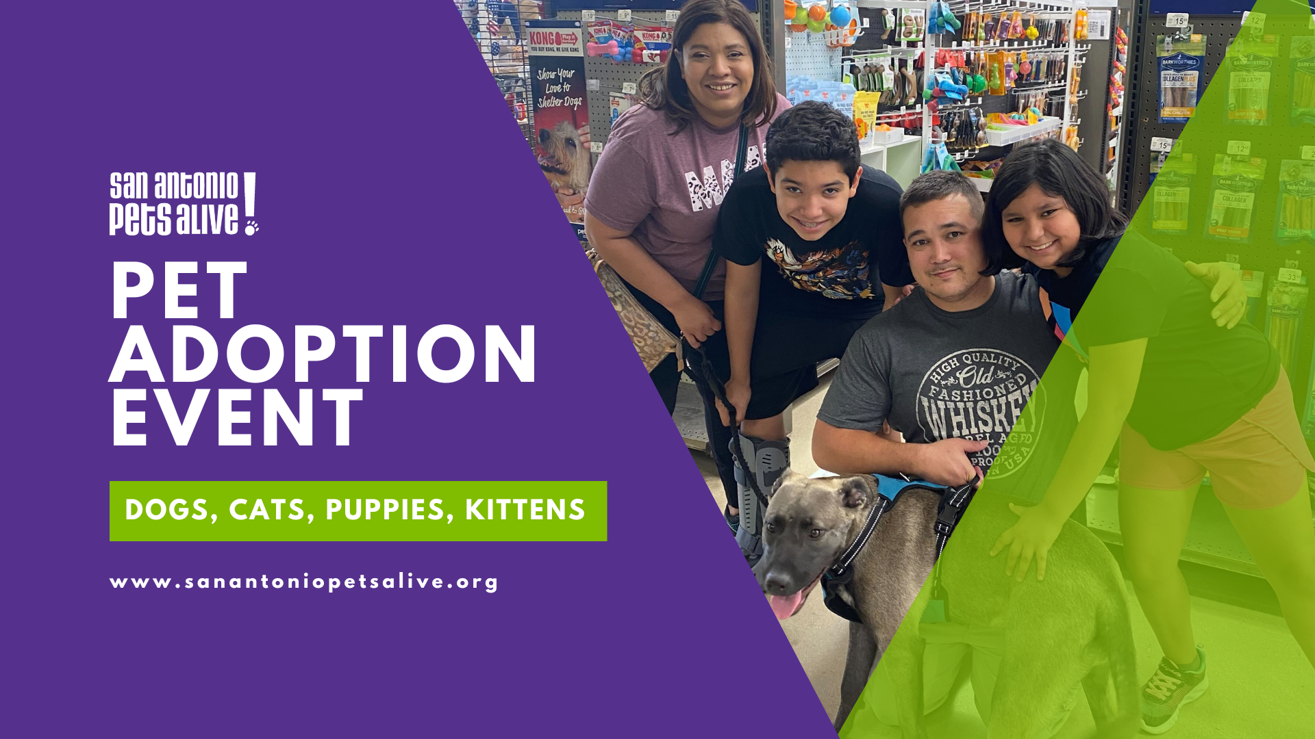 SAPA! Adoption Event at Petco De Zavala